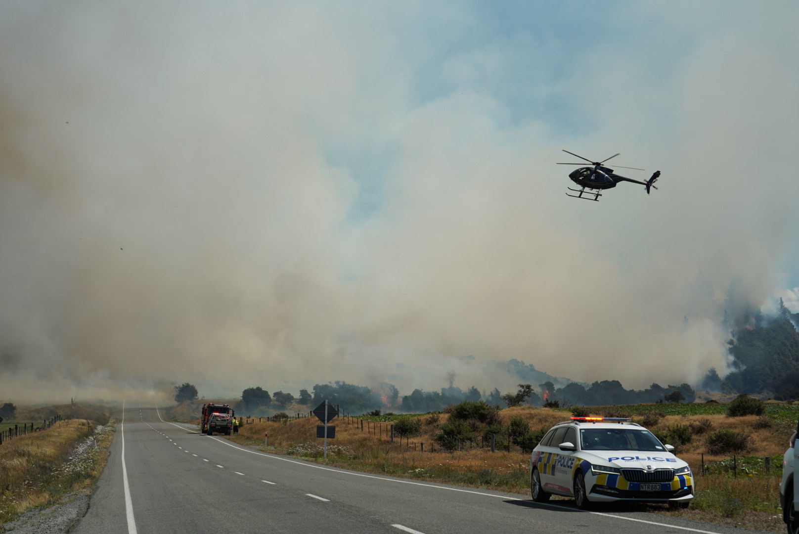 Lewis Pass Road fire update icon