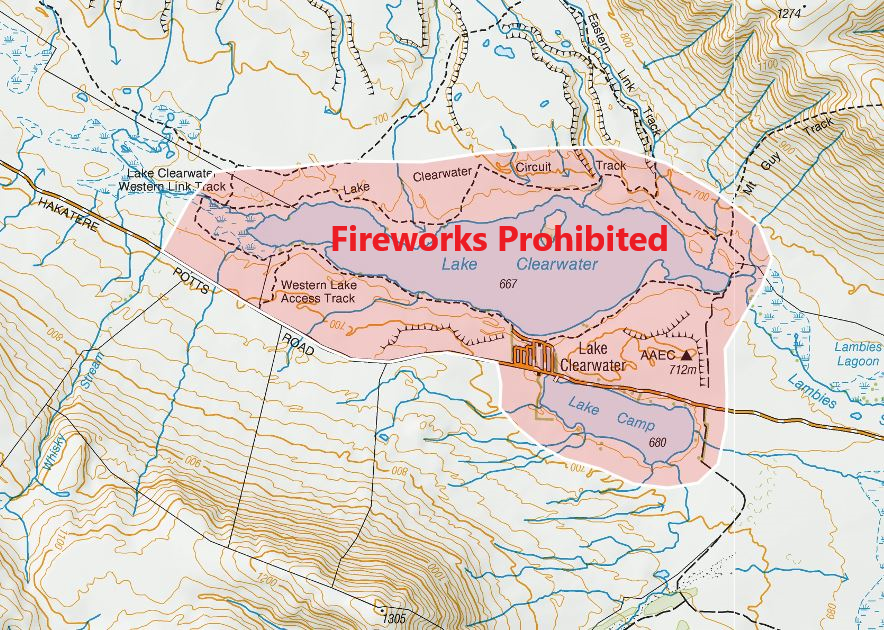 Fireworks banned in Mackenzie Basin and Ashburton Lakes this summer icon