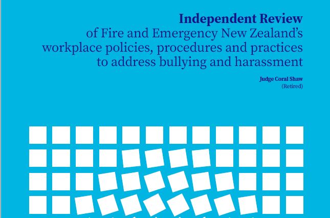 Fire and Emergency New Zealand releases bullying and harassment review icon